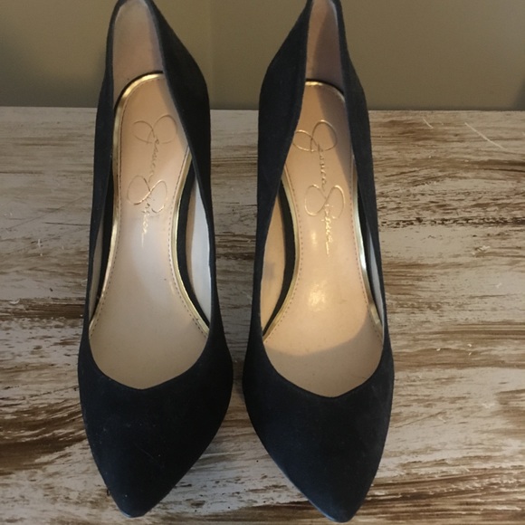 Jessica Simpson black heels - Picture 3 of 5